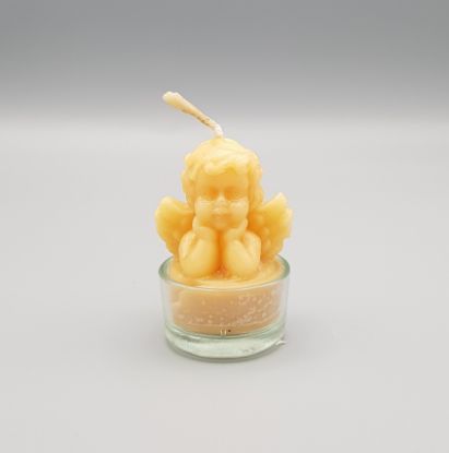 Picture of Engel im Glas aus Bienenwachs 76g