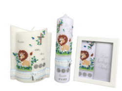 Picture of Handverzierte Taufkerze