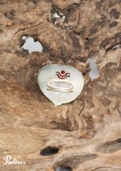 Bild von Ring mit Streifenachat und Sterling-Silber