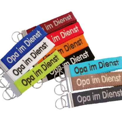 Bild von Verschiedene Schlüsselanhänger aus Gurtband - ENE24