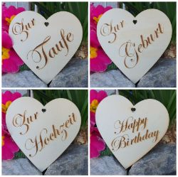 Picture of Holzanhänger Herz