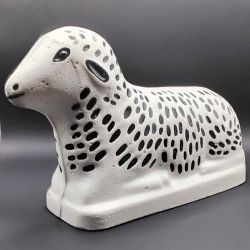 Picture of Osterlamm aus Gips (bemalt)