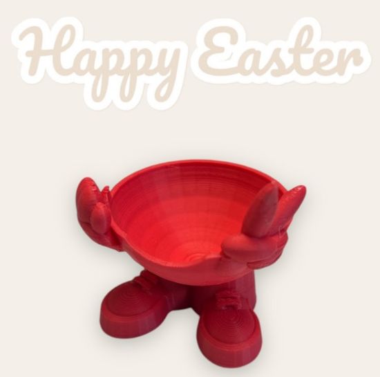 Picture of Lustiger Eierbecher in Rot