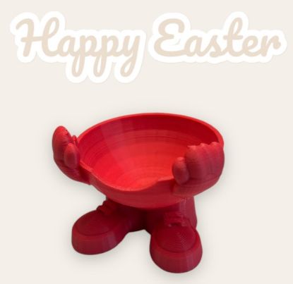 Bild von Lustiger Eierbecher in Rot