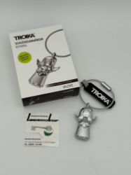 Bild von Schlüsselanhänger Schutzengel Valerie Troika mit Swarovski Stein