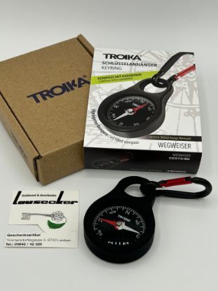 Bild von Kompass mit Karabiner Schlüsselanhänger Troika