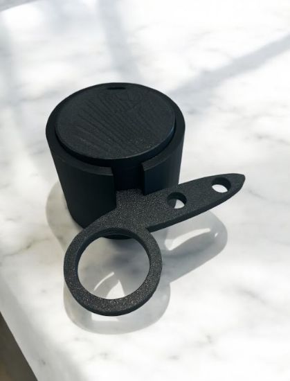 Bild von Mundstückhalter für 2 Mundstücke, 1 Schalldämpfer und Getränkehalter