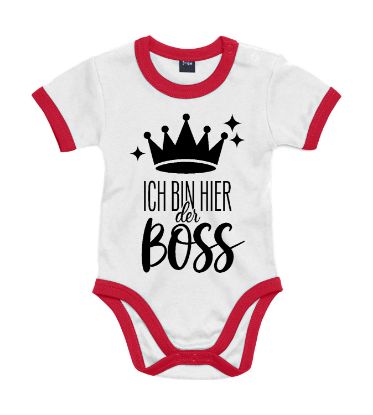 Picture of Frecher Babybody „Ich bin hier der Boss“