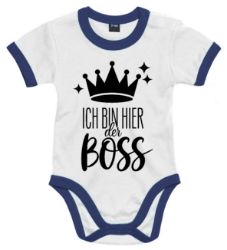 Bild von Frecher Babybody „Ich bin hier der Boss“