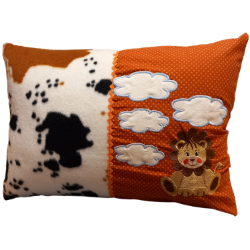 Picture of Personalisierbares Geburtskissen - Löwenstark