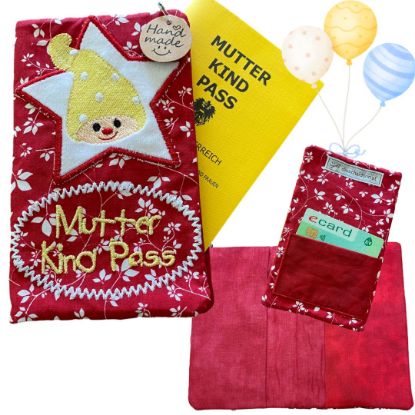 Bild von Handgemachte Mutter-Kind-Pass Hülle – liebevoll und praktisch