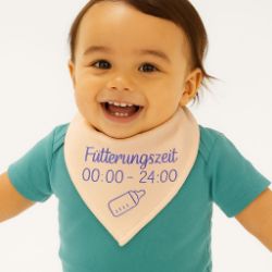 Bild von Bio-Baby-Lätzchen aus zertifizierter Baumwolle – weich, saugstark und sicher