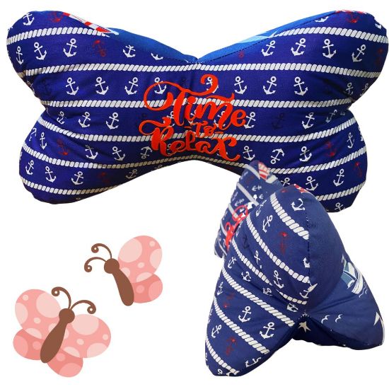 Bild von Leseknochen „Time to Relax“ – Maritimer Look für deine Wohlfühlpause