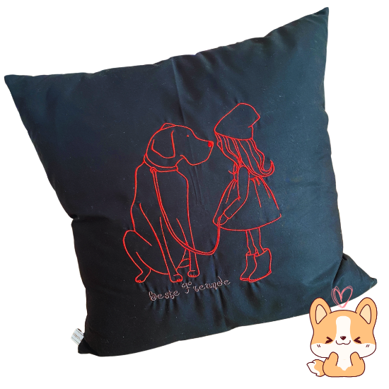 Picture of Beste Freunde – Kissen für Herzensverbindungen