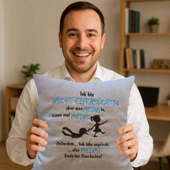 Bild von Lustiges Kissen "MEINS"