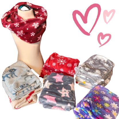 Bild von Kuschelige Loop-Schals aus Wellnessfleece