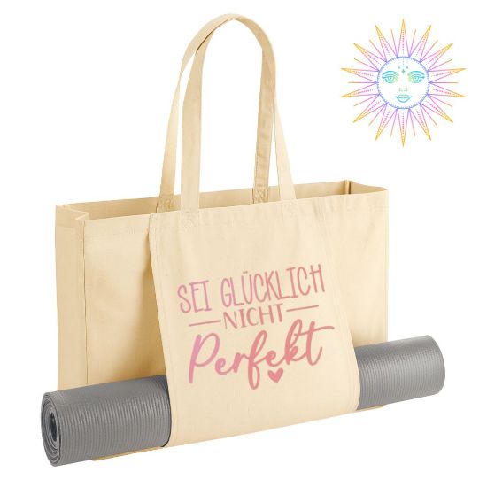 Bild von Motivations-Yogatasche aus Bio-Baumwolle