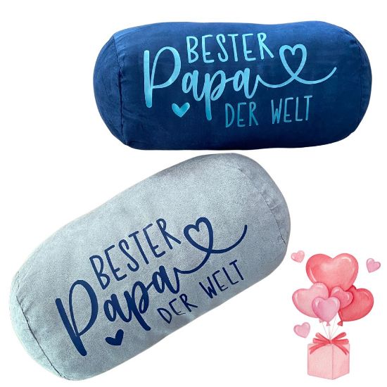 Picture of Nackenkissen „Bester Papa der Welt“ – Geschenk zum Vatertag