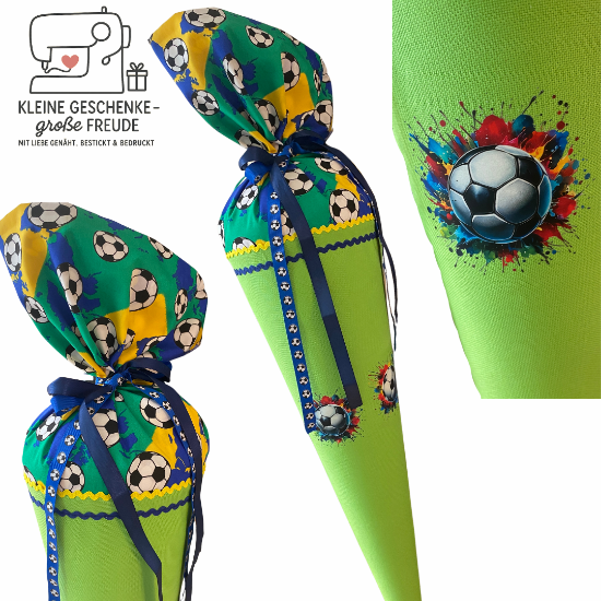 Bild von Personalisierbare Schultüte – Fußball