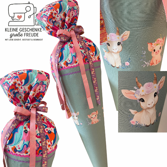 Bild von Personalisierbare Schultüte Bauernhofliebe