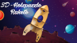 Bild von Rakete 3D-Puzzle