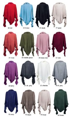 Bild von Damenponcho Schwarz