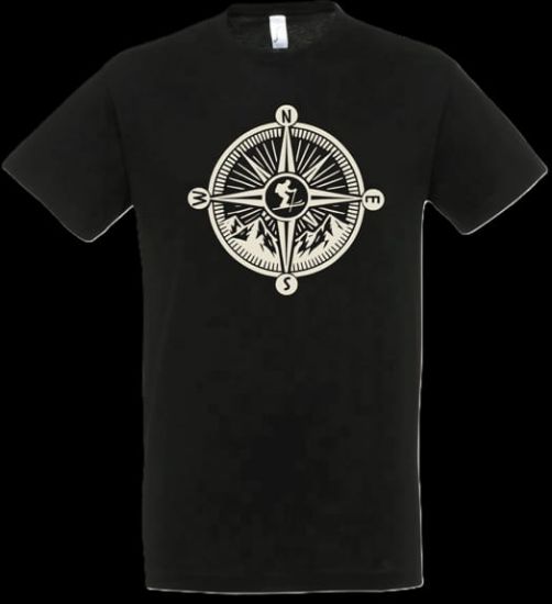 Bild von Tshirt- Kompass
