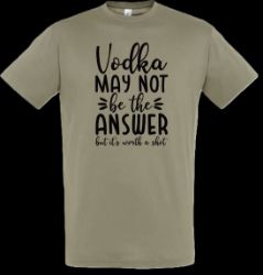 Picture of Tshirt- Vodka may not be the answer